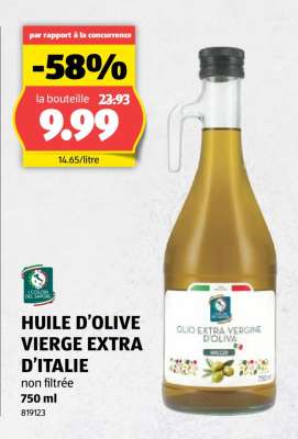 HUILE D’OLIVE VIERGE EXTRA D’ITALIE