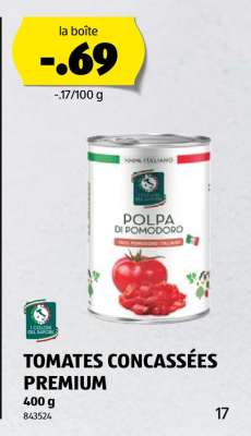 TOMATES CONCASSÉES PREMIUM