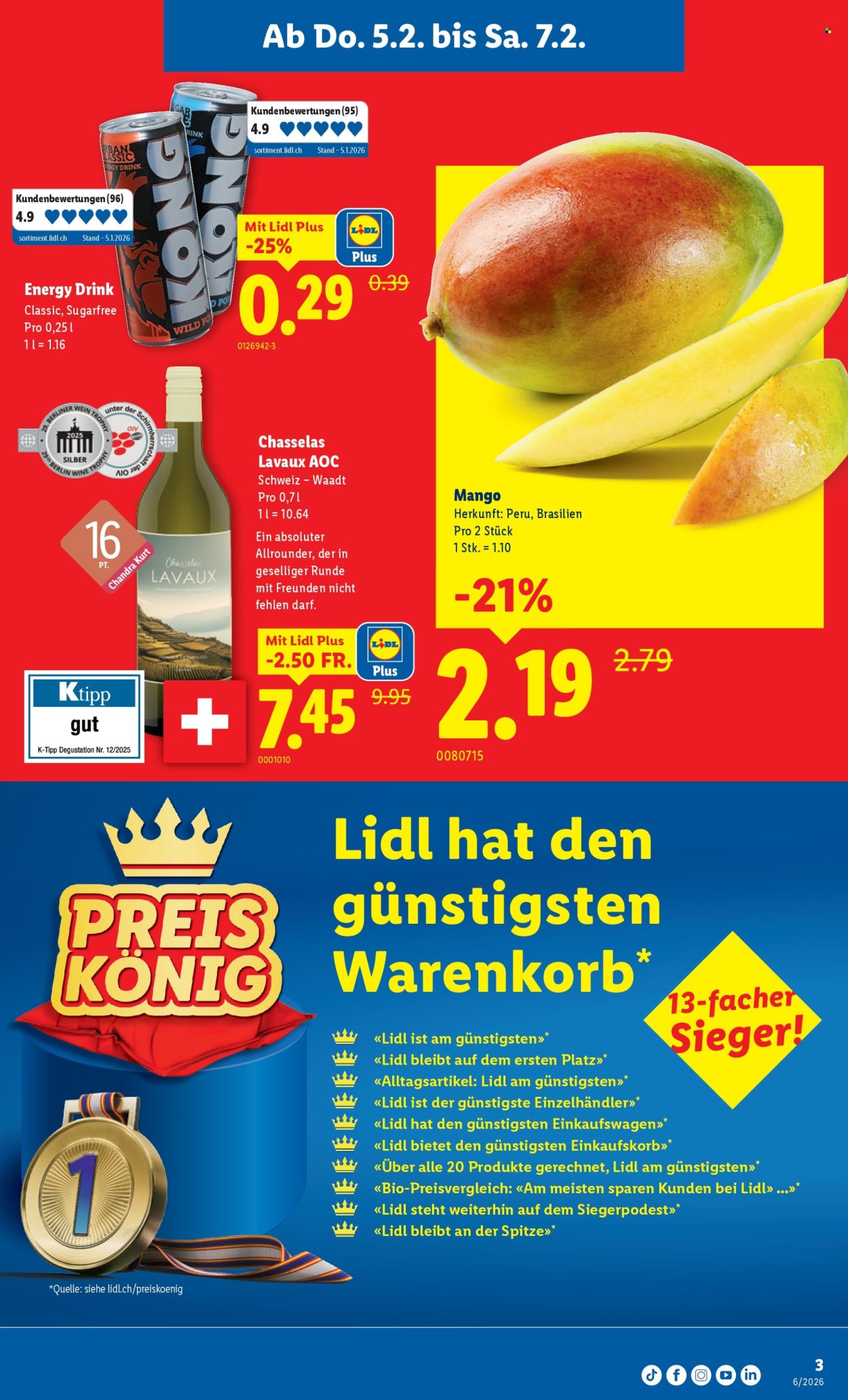 Catalogue Lidl - 5.2.2026 - 11.2.2026. Page 3. Page 3