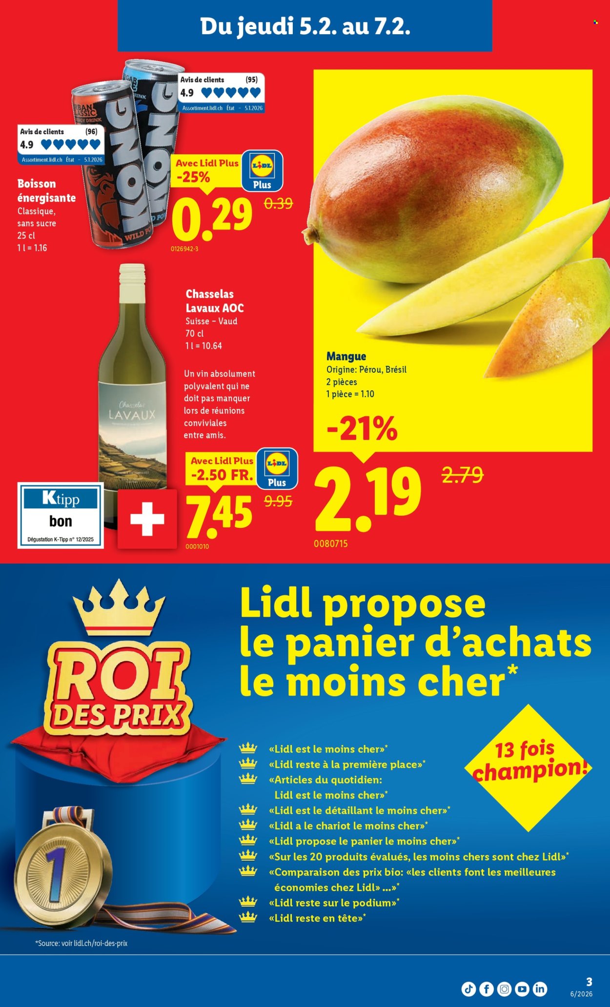 Catalogue Lidl - 5.2.2026 - 11.2.2026. Page 3. Page 3