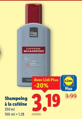 Cien Men Caffeine Shampoo