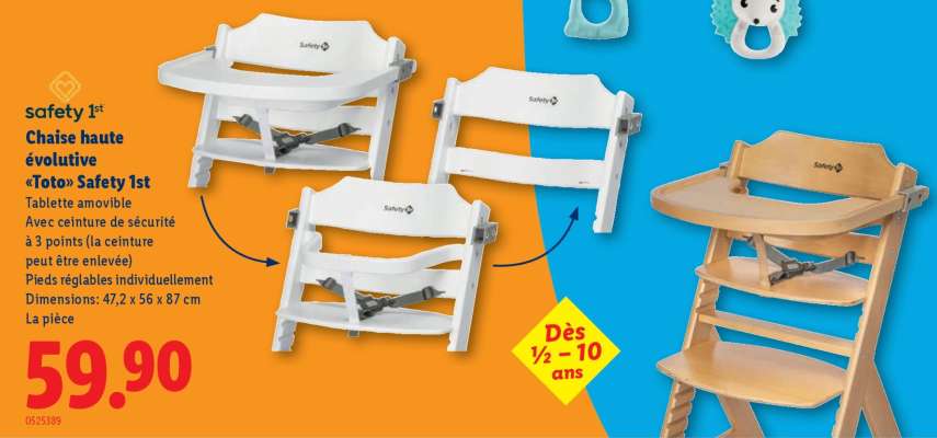 Safety 1st Chaise haute évolutive «Totem»