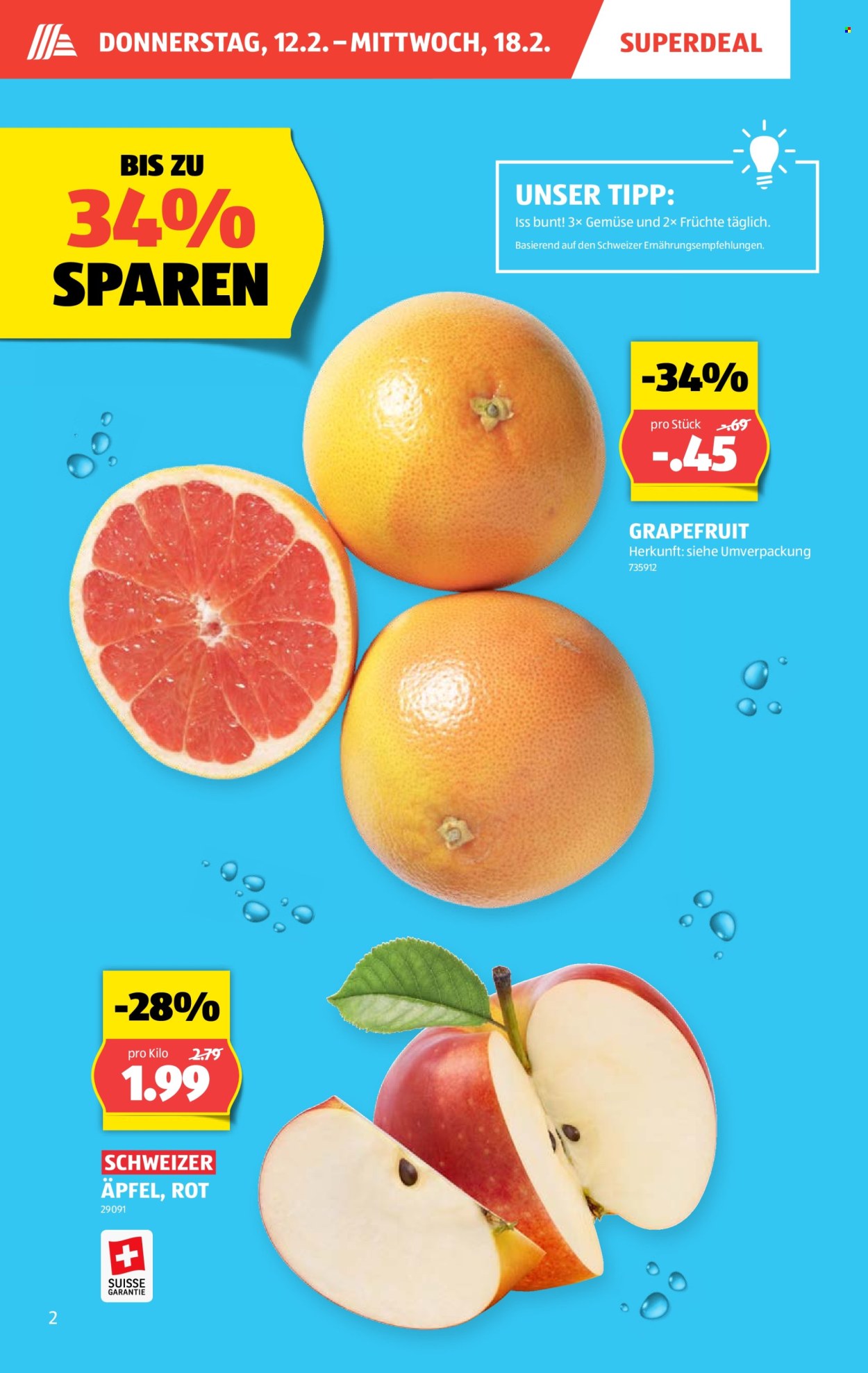 Catalogue Aldi - 12.2.2026 - 18.2.2026. Page 2. Page 2