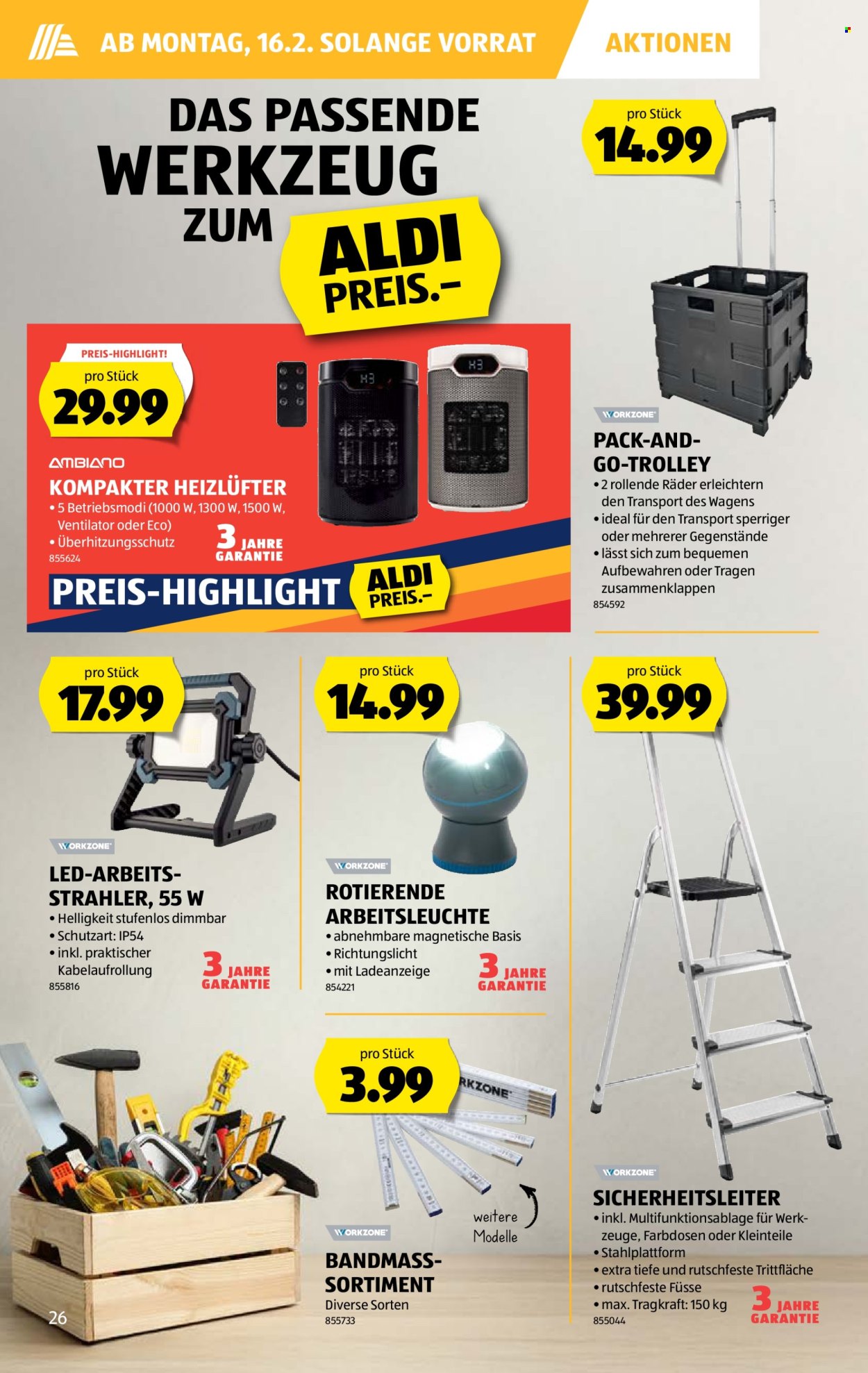 Catalogue Aldi - 12.2.2026 - 18.2.2026. Page 26. Page 26