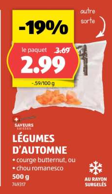 LÉGUMES D’AUTOMNE