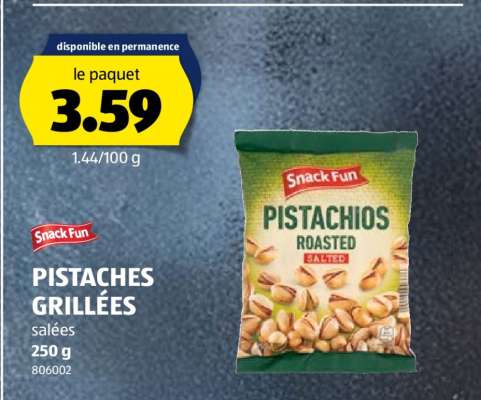 Snack Fun Pistaches Grillées