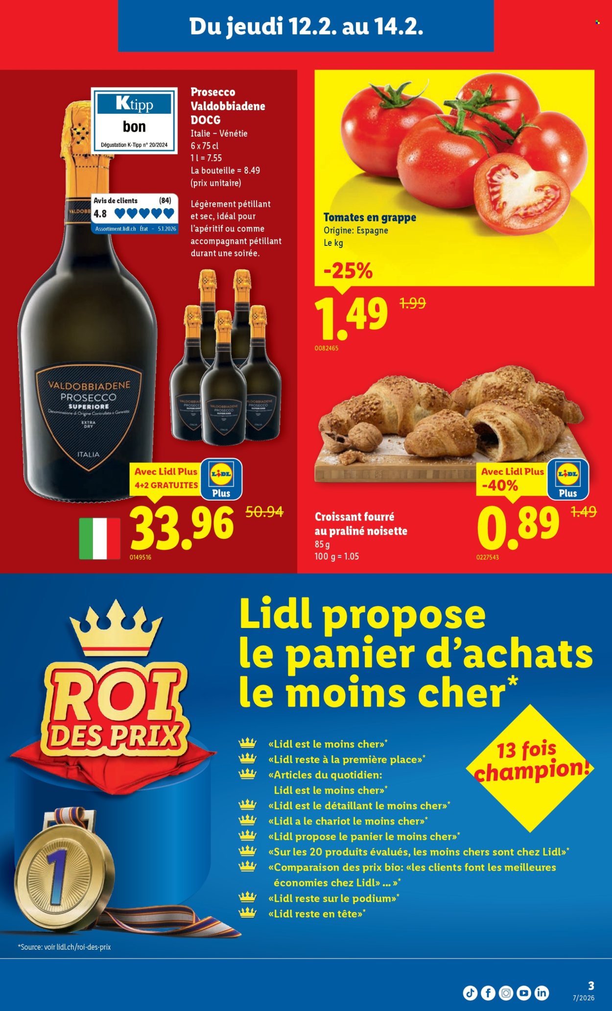 Catalogue Lidl - 12.2.2026 - 18.2.2026. Page 3. Page 3