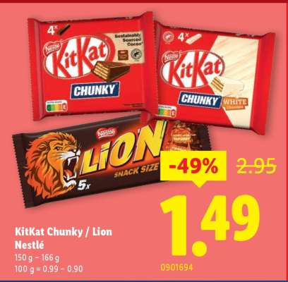 KitKat Chunky / Lion Nestlé