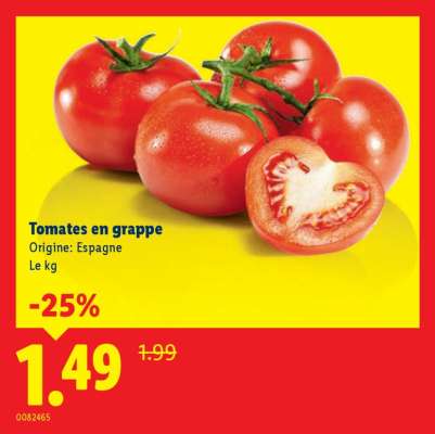Tomates en grappe