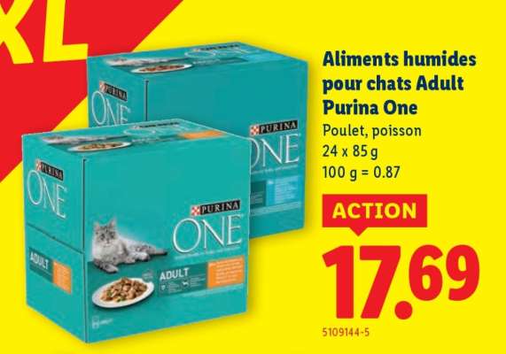 Aliments humides pour chats Adult Purina One
