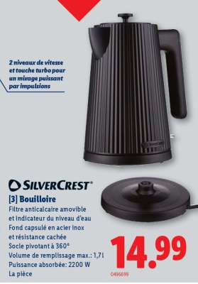 Bouilloire SilverCrest