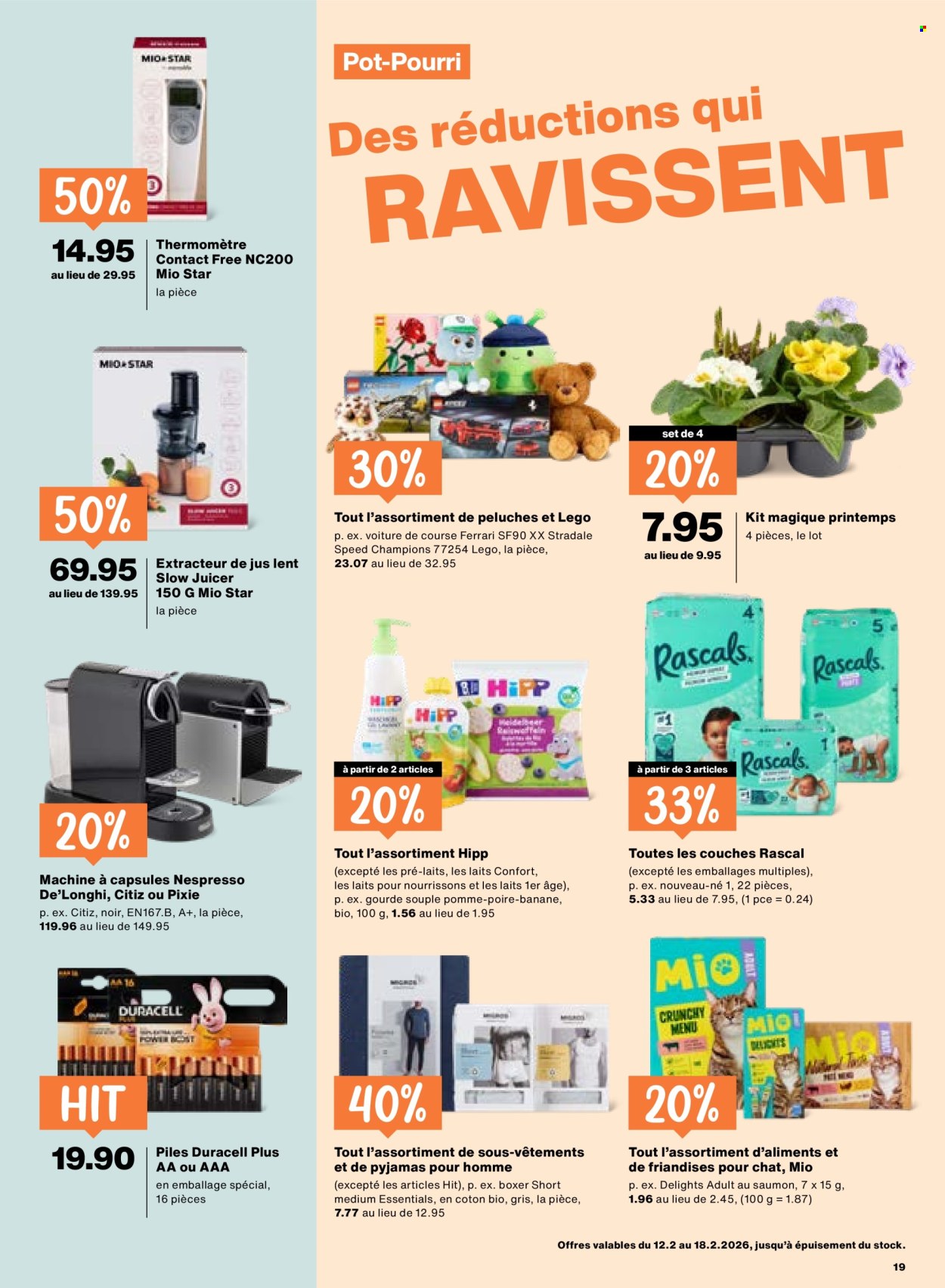 Catalogue Migros - 12.2.2026 - 18.2.2026. Page 19. Page 19