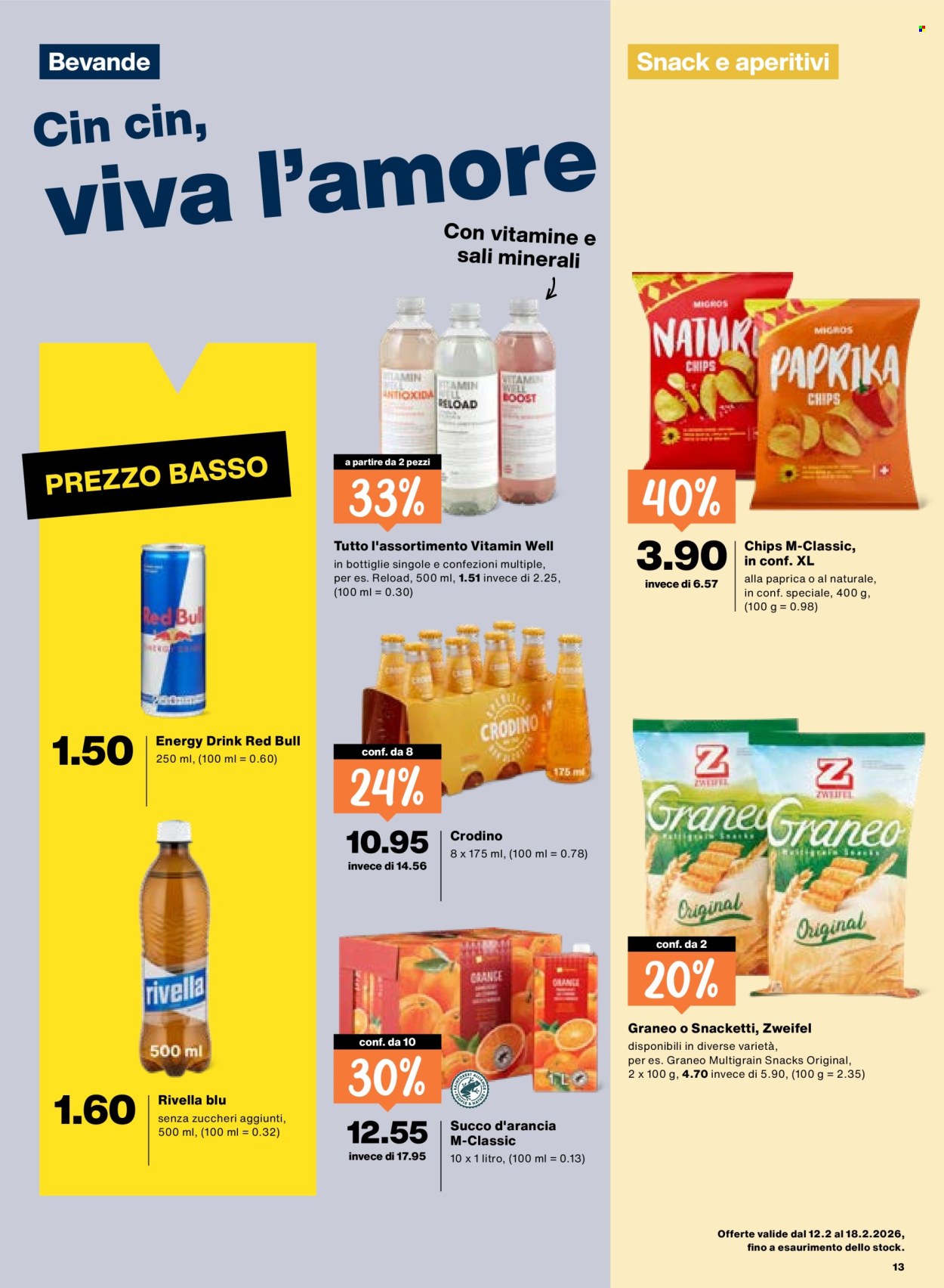 Catalogue Migros - 12.2.2026 - 18.2.2026. Page 13. Page 13
