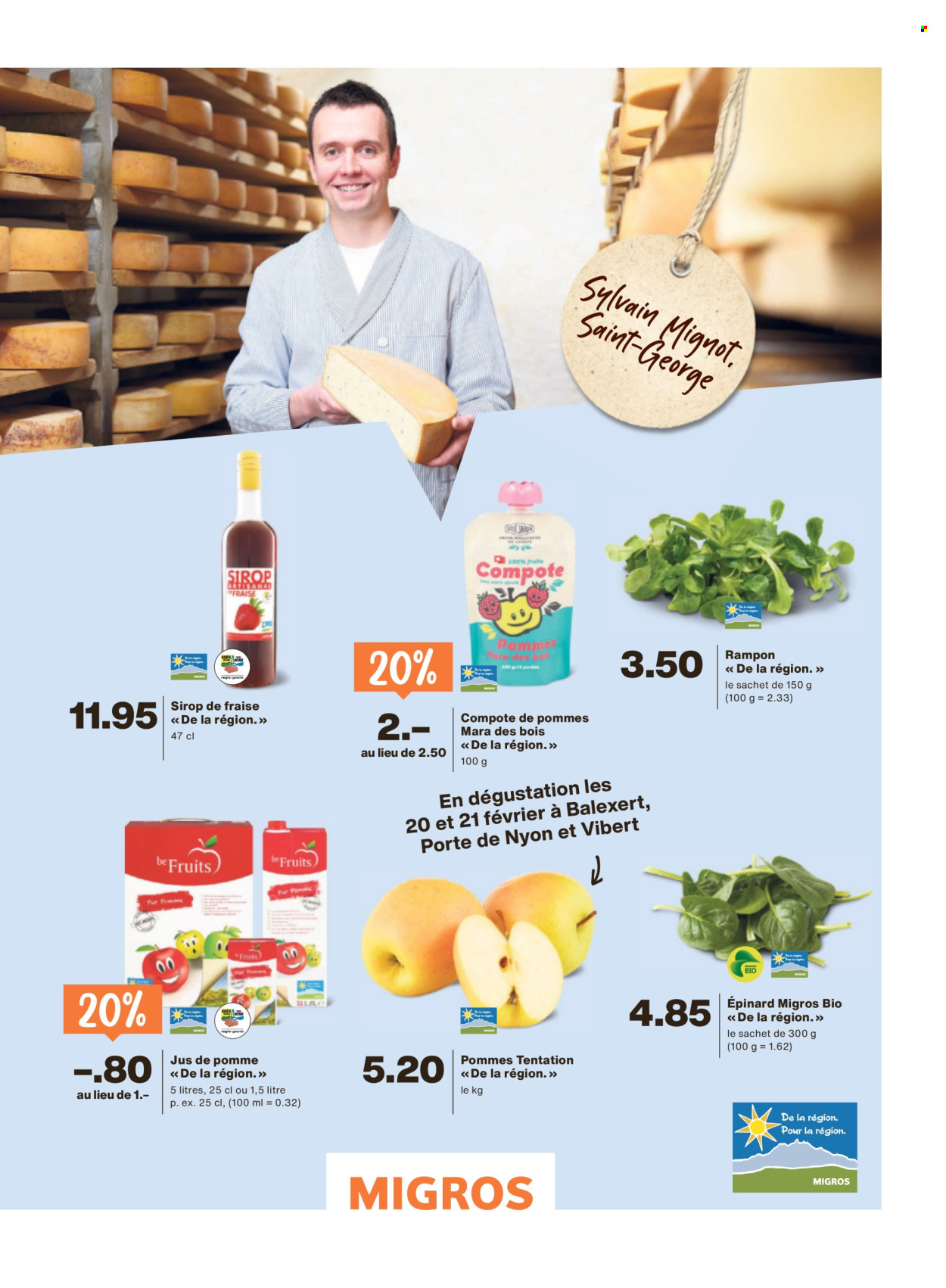 Catalogue Migros - 11.2.2026 - 19.2.2026. Page 3. Page 3