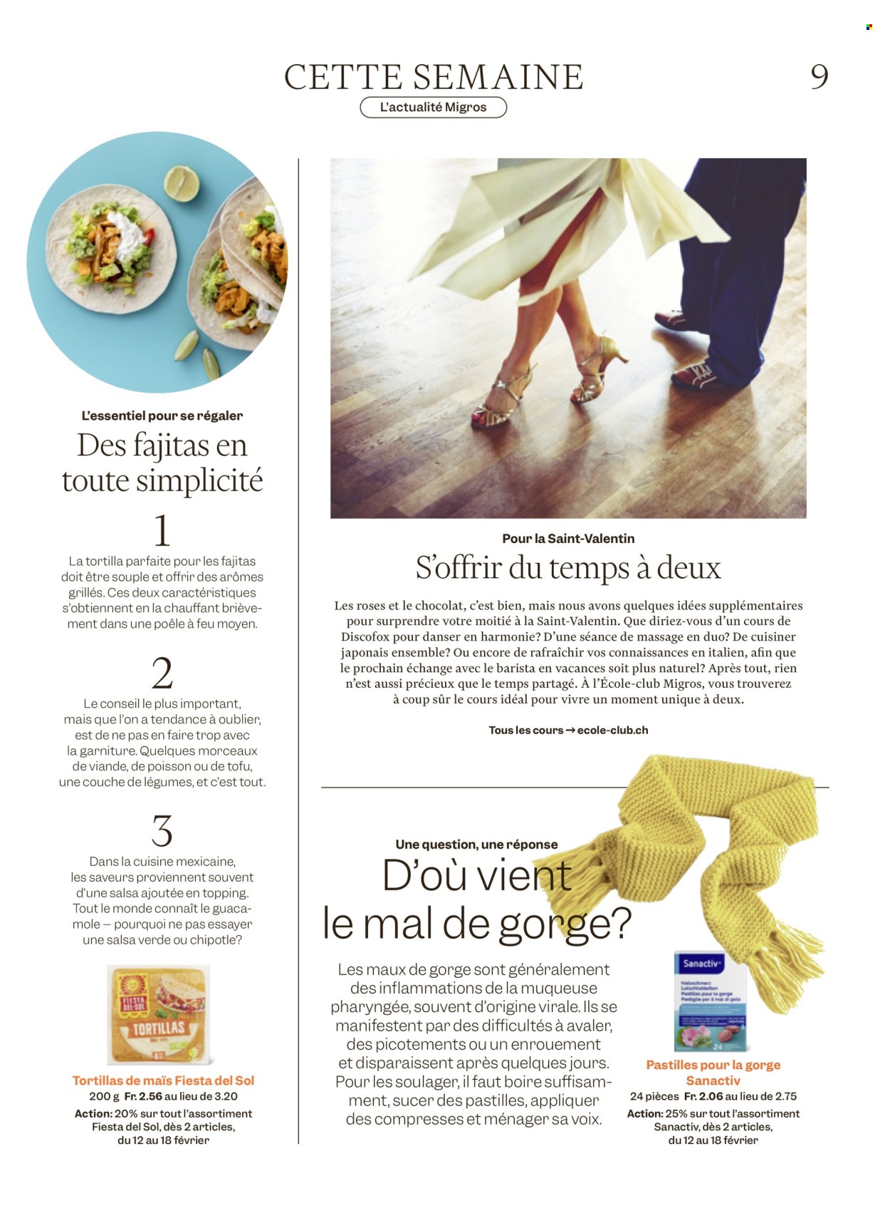 Catalogue Migros - 11.2.2026 - 19.2.2026. Page 9. Page 9