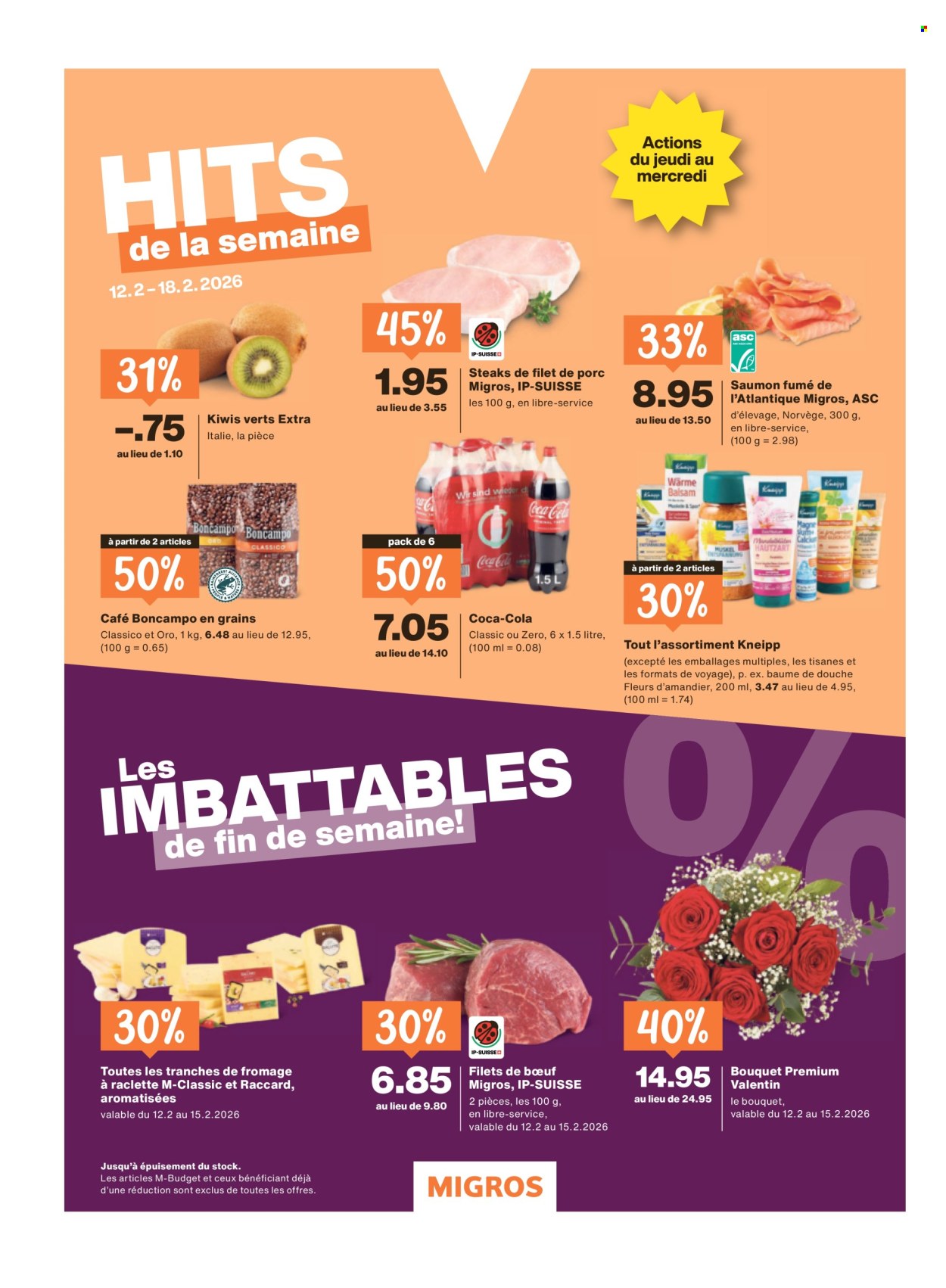Catalogue Migros - 11.2.2026 - 19.2.2026. Page 48. Page 48