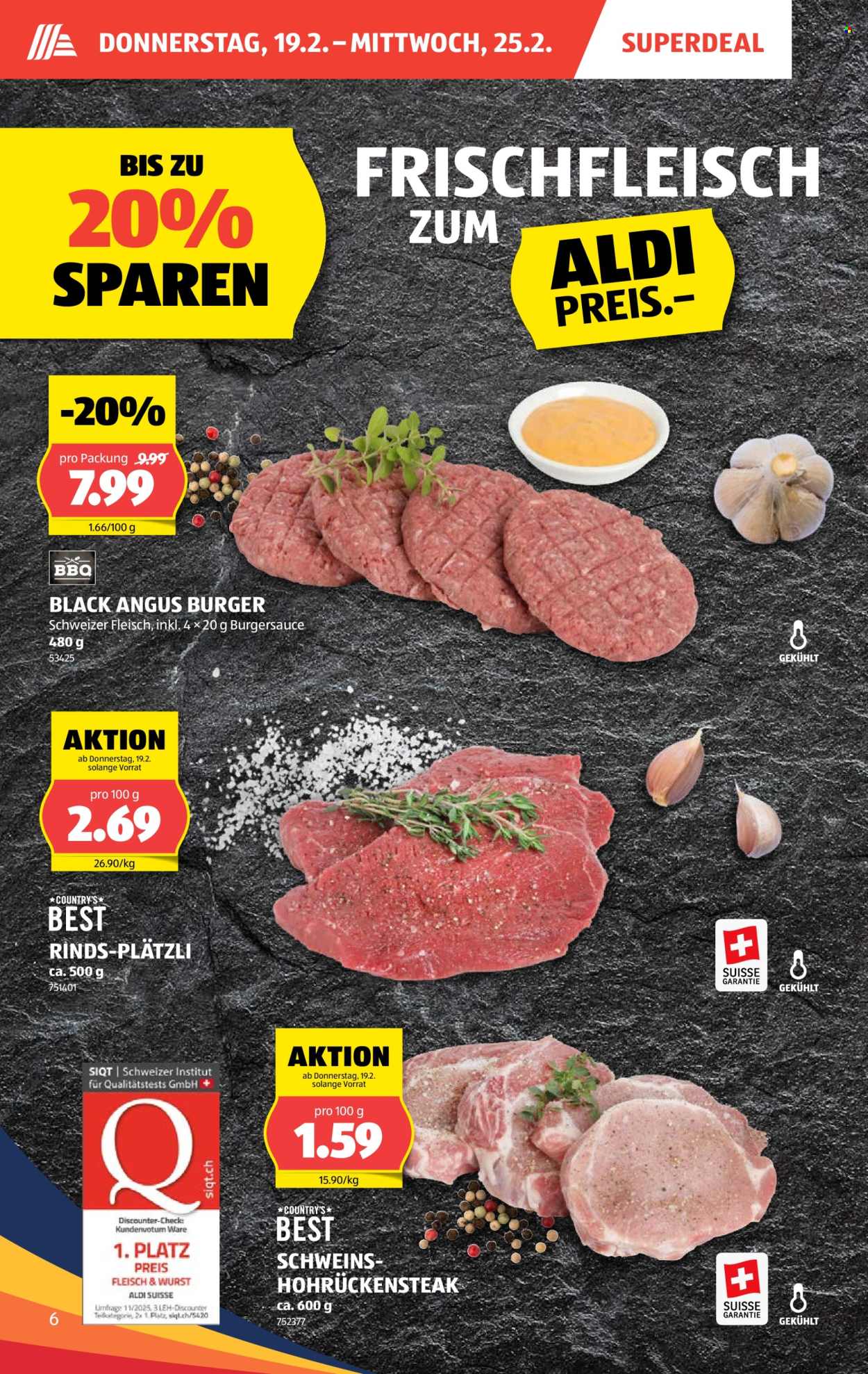 Catalogue Aldi - 19.2.2026 - 25.2.2026. Page 6. Page 6