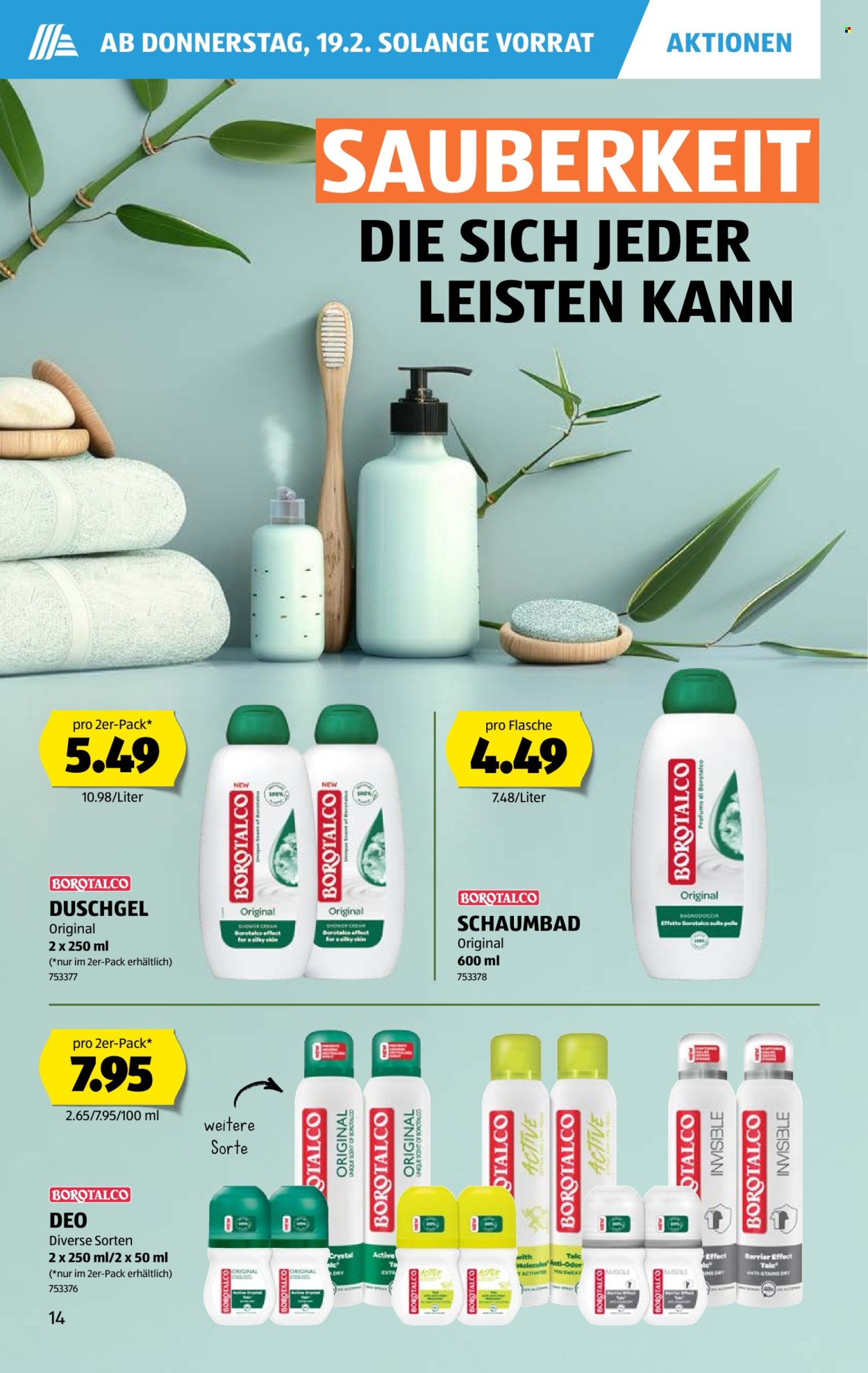 Catalogue Aldi - 19.2.2026 - 25.2.2026. Page 14. Page 14