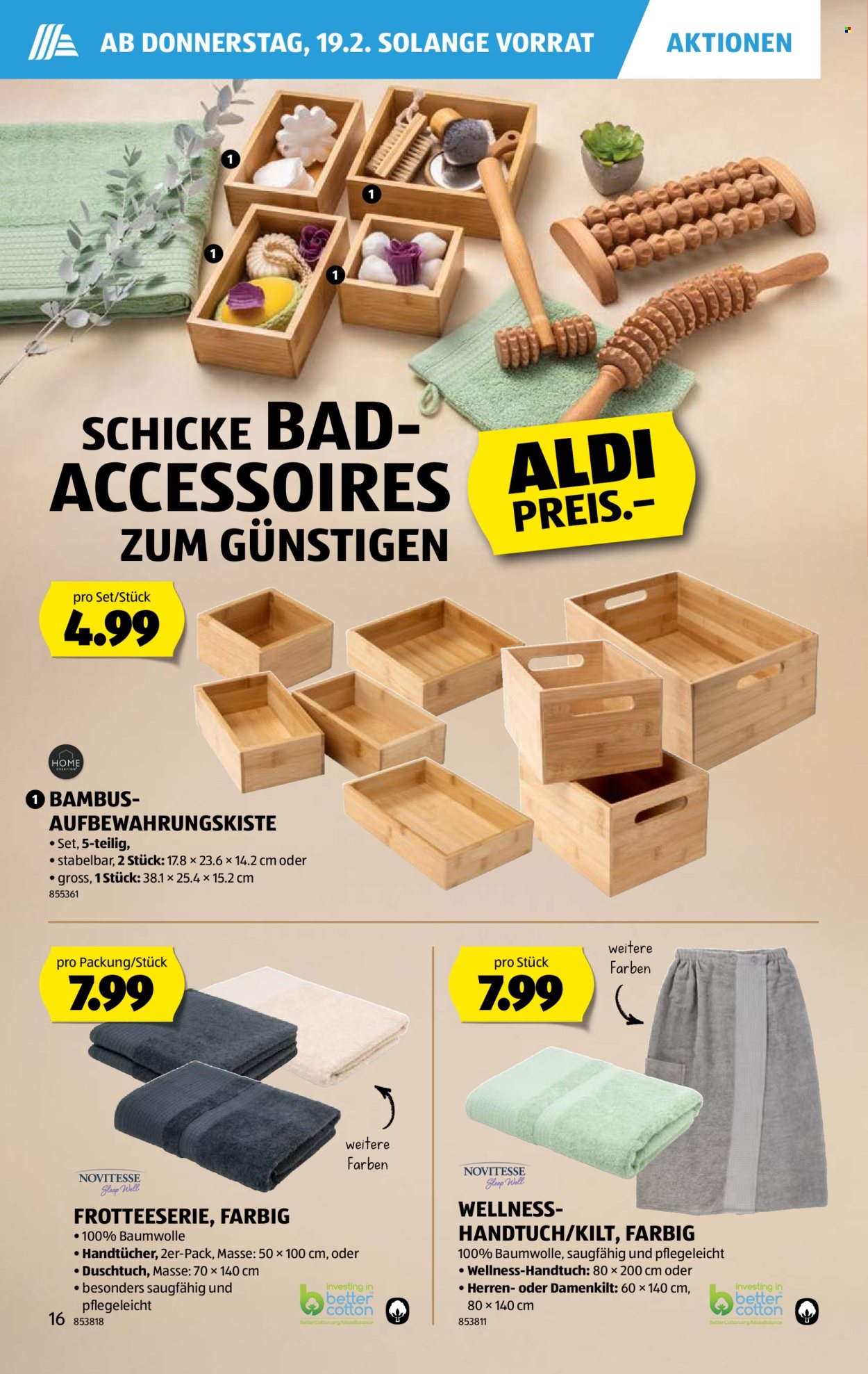 Catalogue Aldi - 19.2.2026 - 25.2.2026. Page 16. Page 16