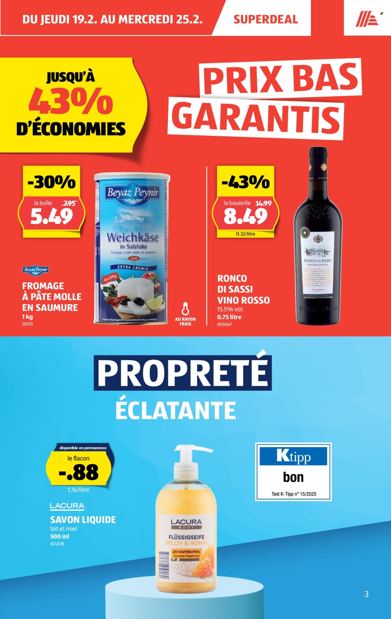 Catalogue Aldi - 19.2.2026 - 25.2.2026. Page 3. Page 3