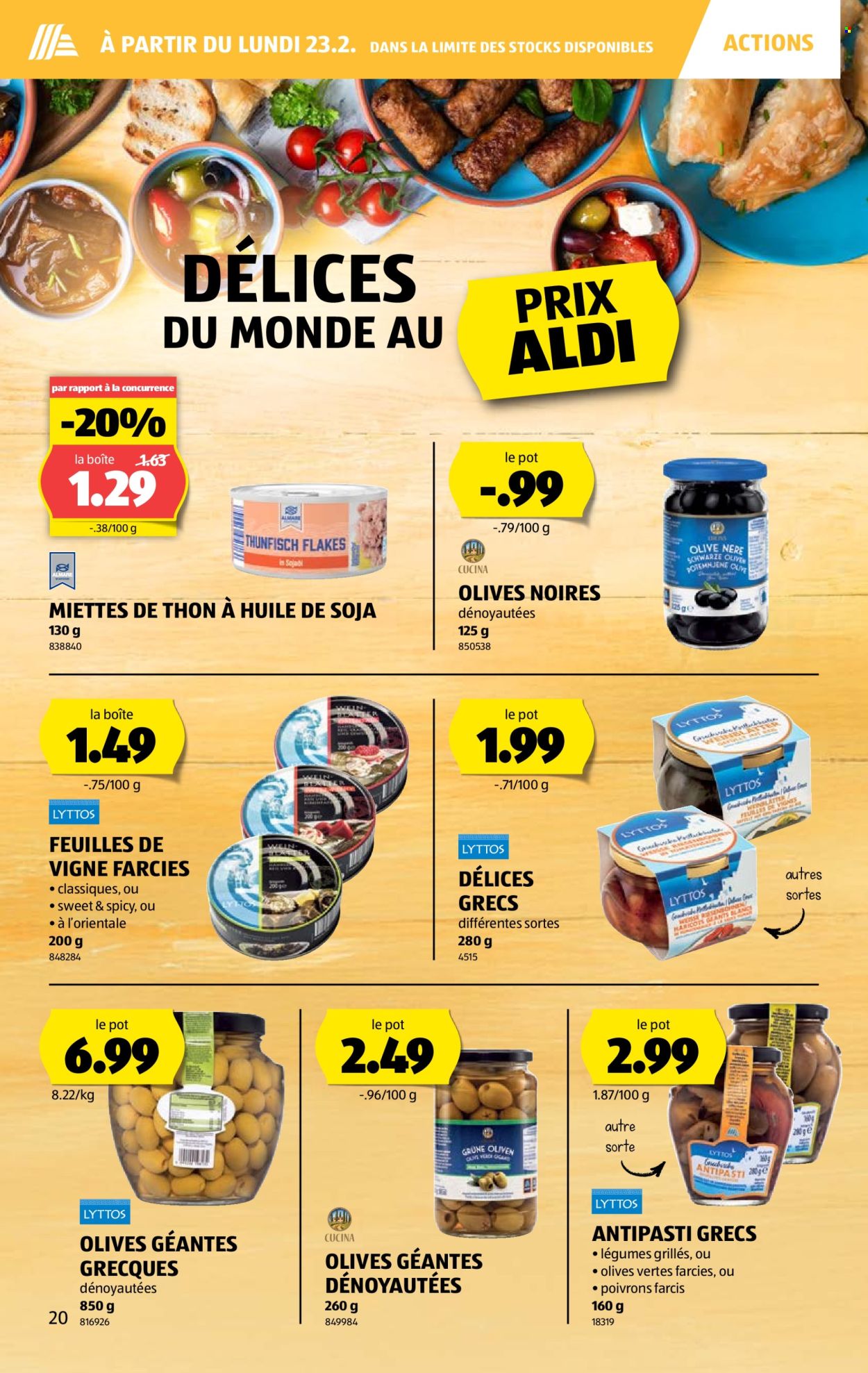 Catalogue Aldi - 19.2.2026 - 25.2.2026. Page 20. Page 20
