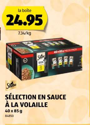 Sheba SÉLECTION EN SAUCE À LA VOLAILLE