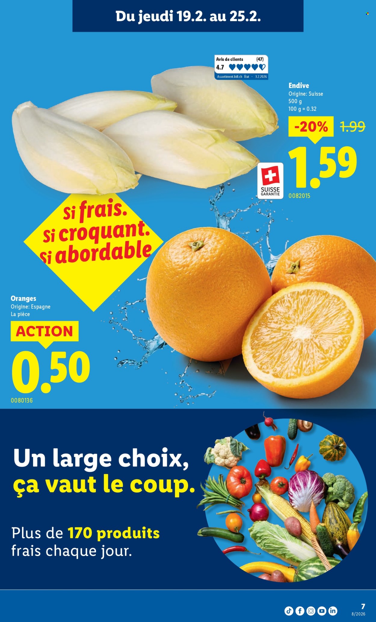 Catalogue Lidl - 19.2.2026 - 25.2.2026. Page 7. Page 7