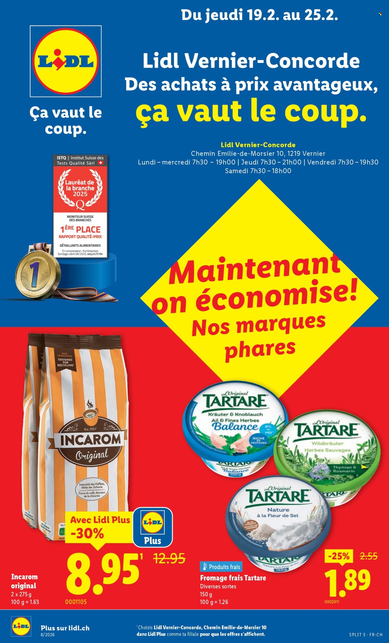 Catalogue Lidl - 19.2.2026 - 25.2.2026. Page 1. Page 1