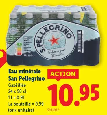 Eau minérale San Pellegrino