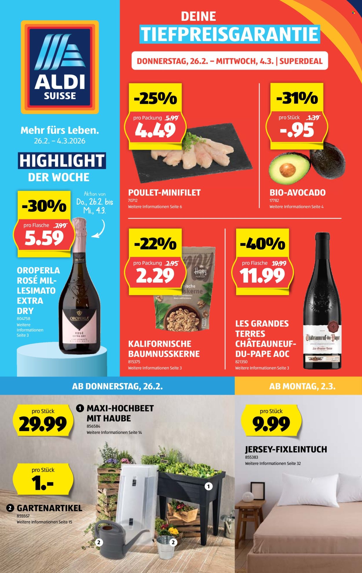 Catalogue Aldi - 26.2.2026 - 4.3.2026. Page 1. Page 1