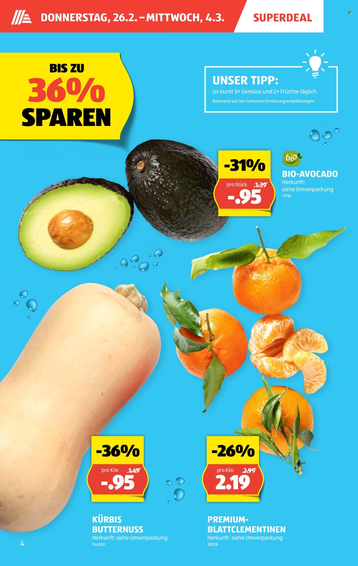 Catalogue Aldi - 26.2.2026 - 4.3.2026. Page 4. Page 4