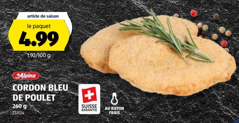 Cordon Bleu de Poulet