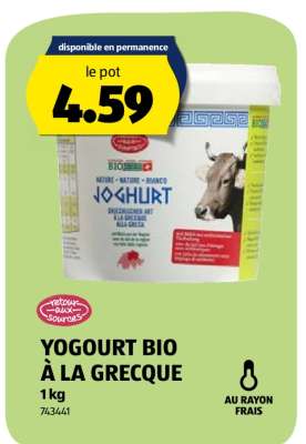 YOGOURT BIO À LA GRECQUE