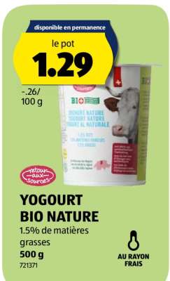 YOGOURT BIO NATURE