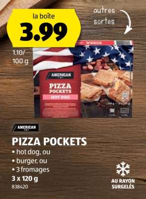 AMERICAN PIZZA POCKETS