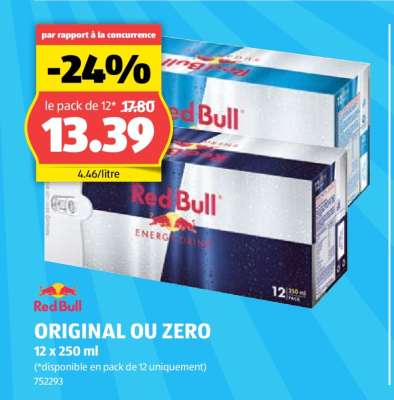 Red Bull ORIGINAL OU ZERO