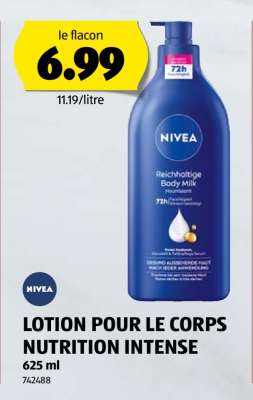 NIVEA LOTION POUR LE CORPS NUTRITION INTENSE