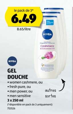 NIVEA GEL DOUCHE