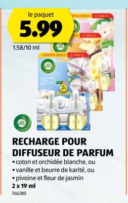 RECHARGE POUR DIFFUSEUR DE PARFUM