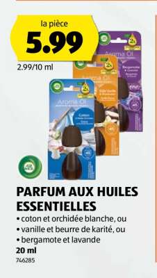 PARFUM AUX HUILES ESSENTIELLES