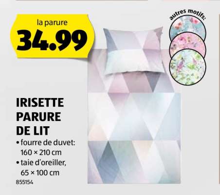 IRISETTE PARURE DE LIT