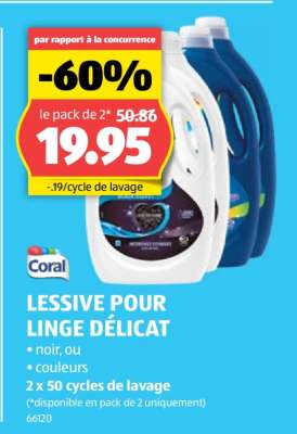LESSIVE POUR LINGE DÉLICAT