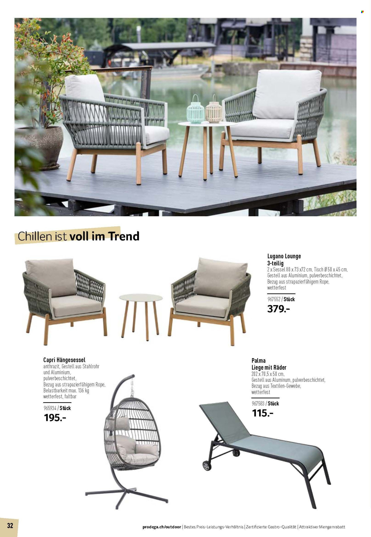 Catalogue Prodega - 1.3.2026 - 31.8.2026. Page 32. Page 32