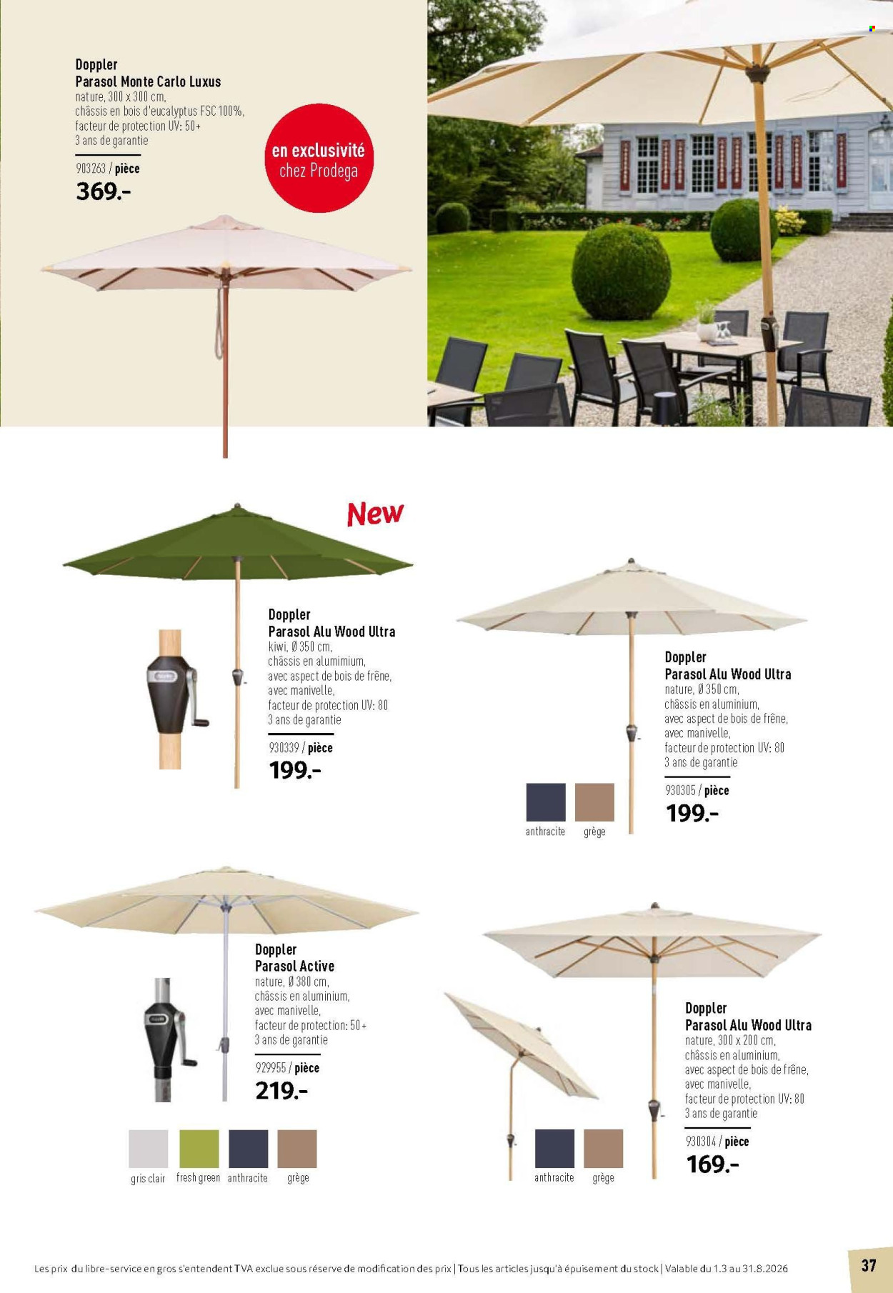 Catalogue Prodega - 1.3.2026 - 31.8.2026. Page 37. Page 37