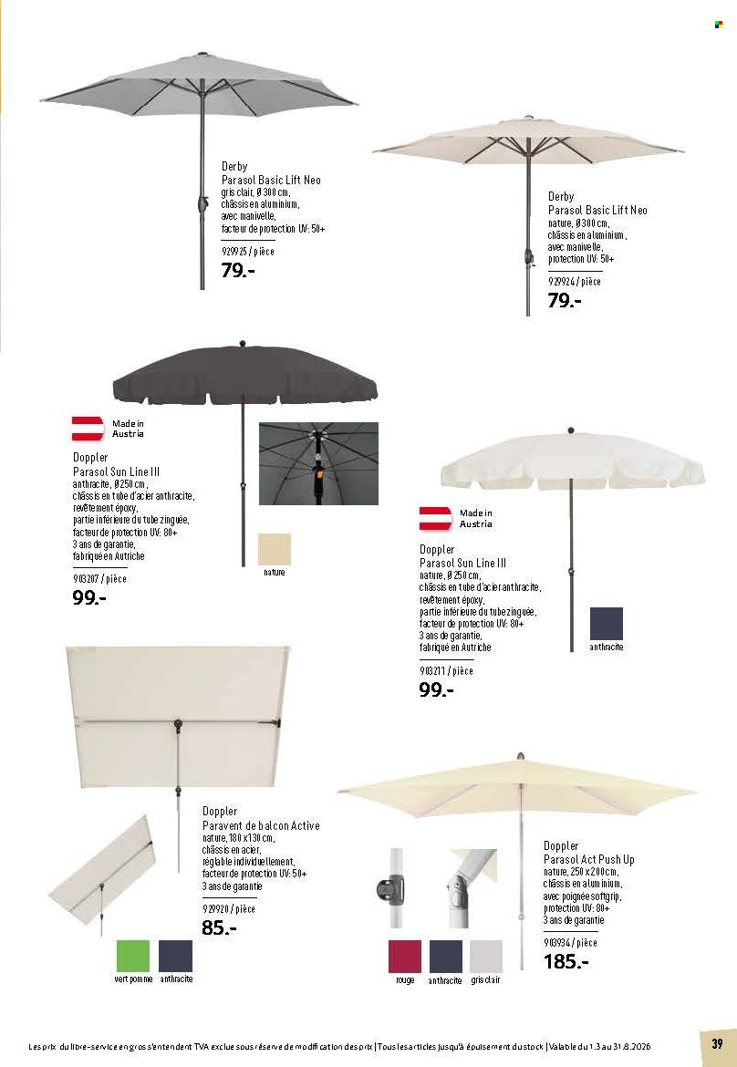 Catalogue Prodega - 1.3.2026 - 31.8.2026. Page 39. Page 39