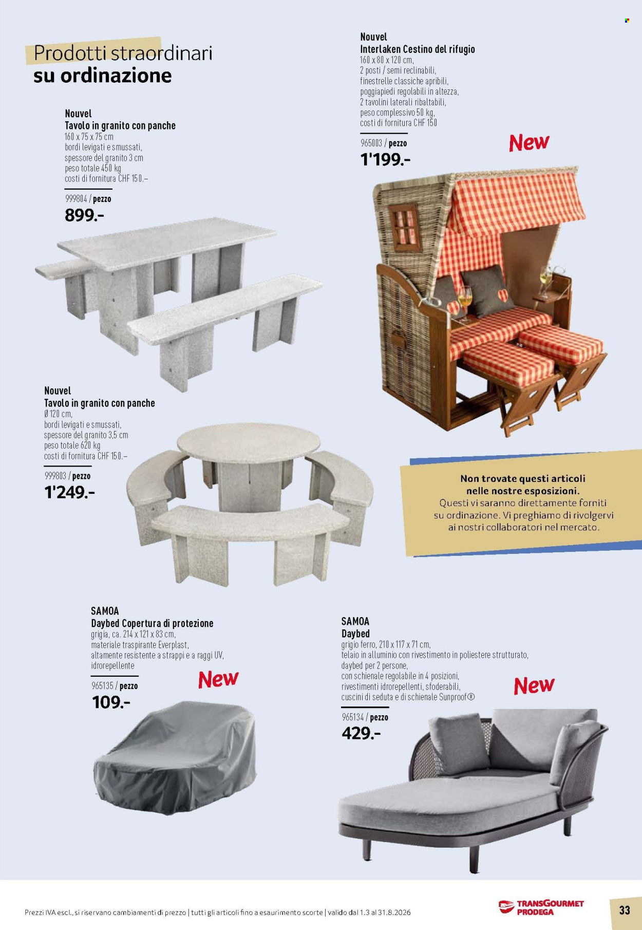 Catalogue Prodega - 1.3.2026 - 31.8.2026. Page 33. Page 33