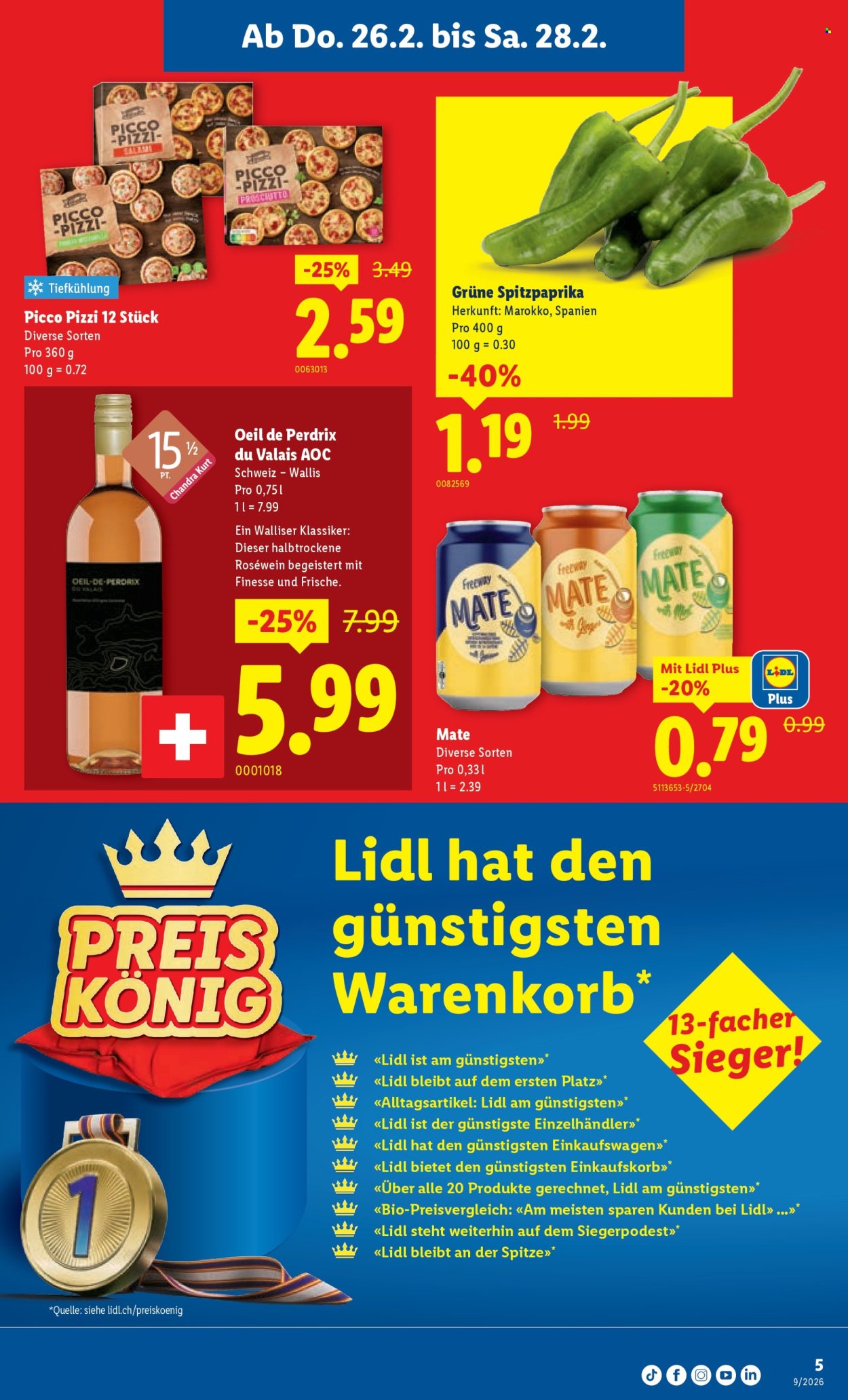 Catalogue Lidl - 26.2.2026 - 4.3.2026. Page 5. Page 5