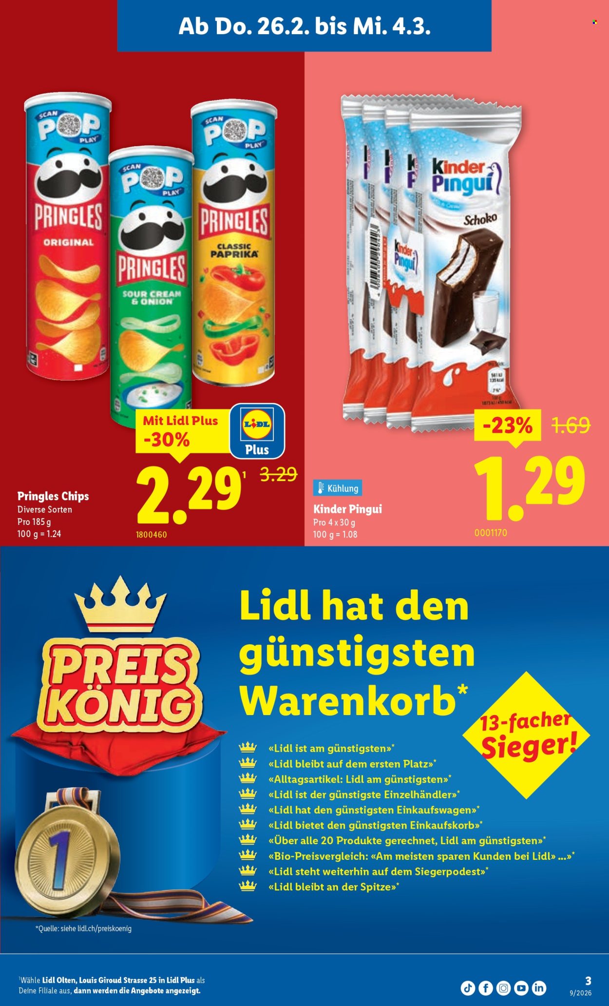 Catalogue Lidl - 26.2.2026 - 4.3.2026. Page 3. Page 3