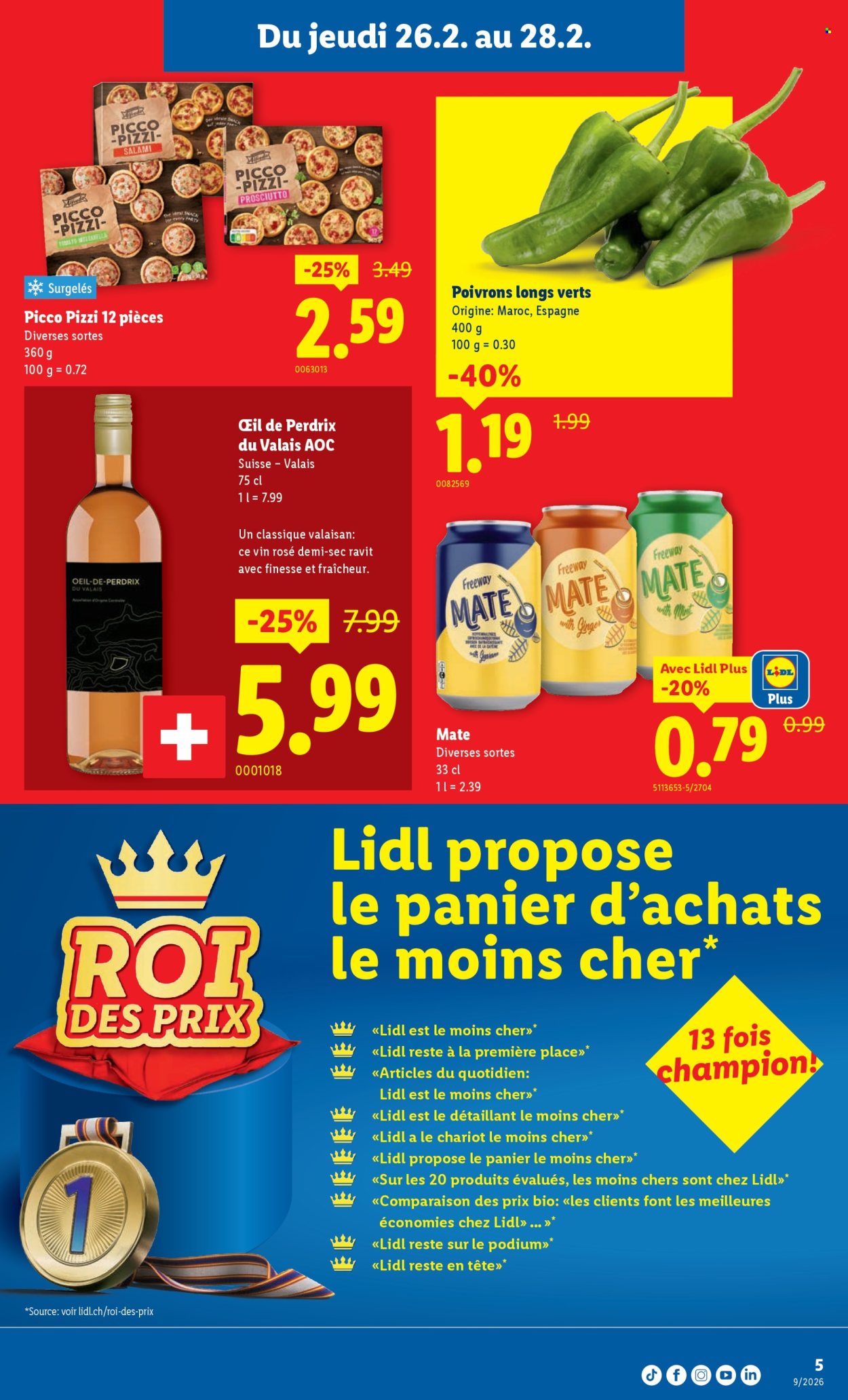 Catalogue Lidl - 26.2.2026 - 4.3.2026. Page 5. Page 5
