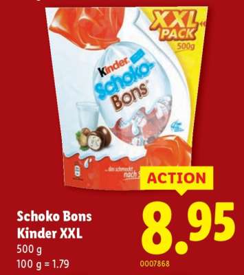 Schoko Bons Kinder XXL